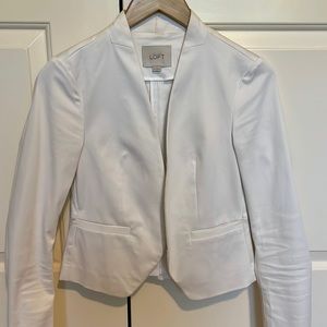 LOFT White Blazer